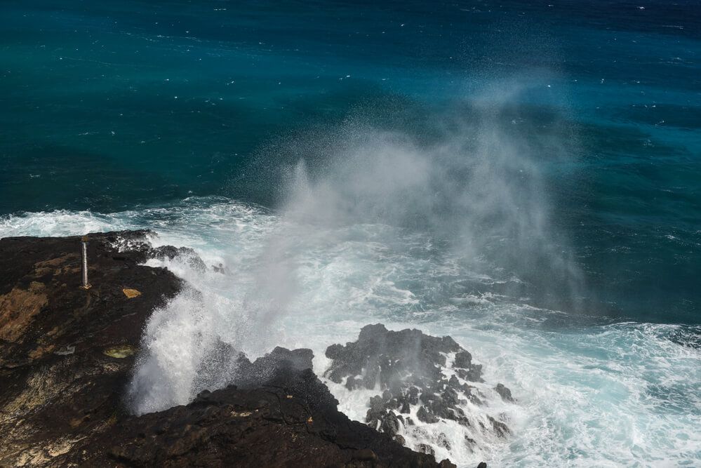 Image of Halona Blowhole on Oahu