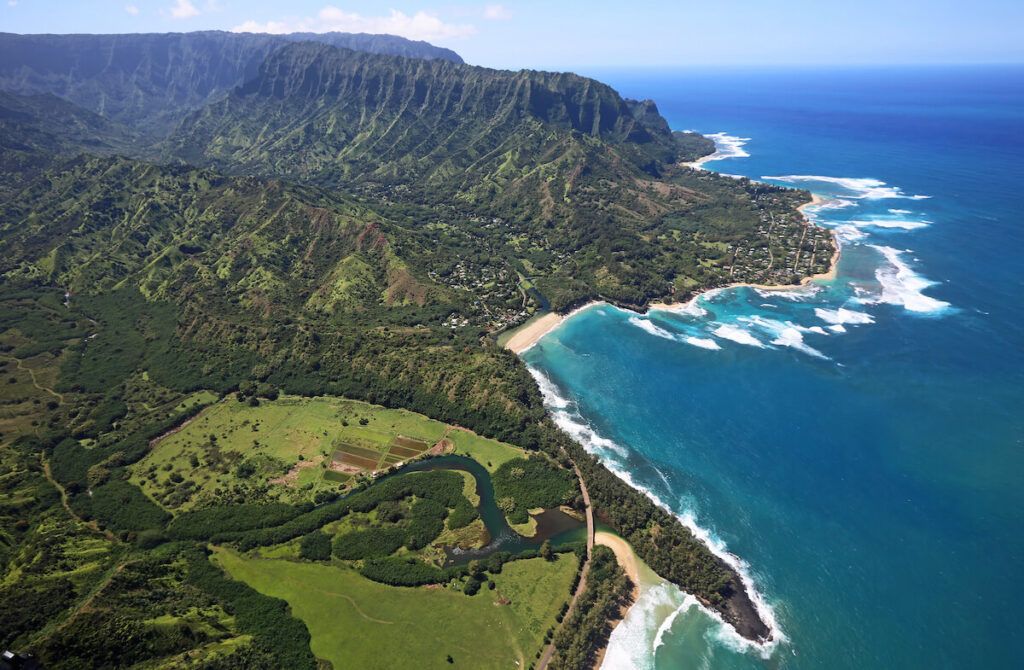 Image of the North Shore Kauai coastline