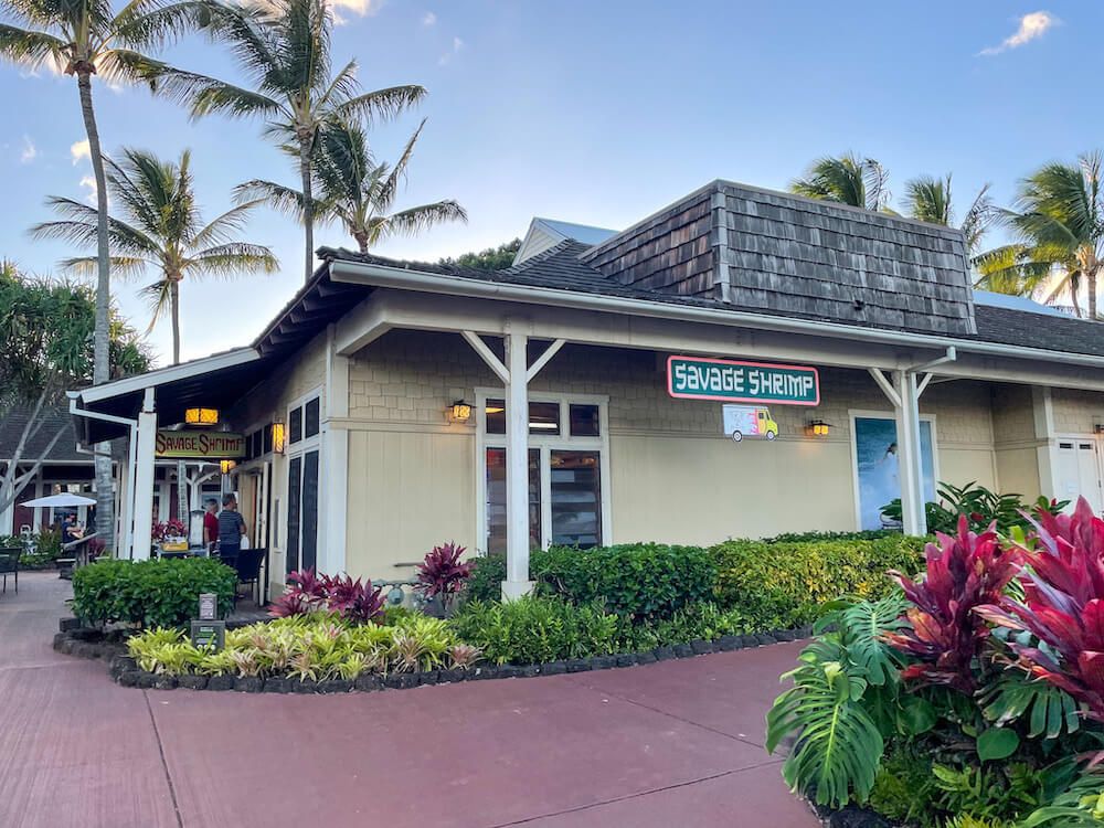 Places to Eat on Kauai: Image of Savage Shrimp in Koloa