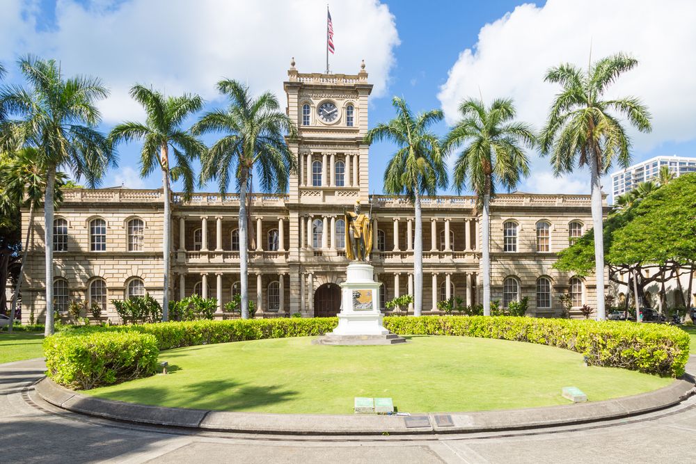 Image of Iolani Palace on Oahu