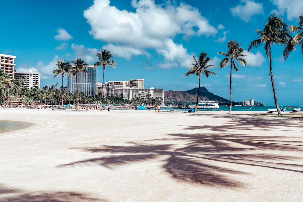 Image of Waikiki Beach on Oahu
