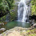 Check out this list of the best Maui waterfalls recommended by top Hawaii blog Hawaii Travel Spot! Image of a waterfall in Maui