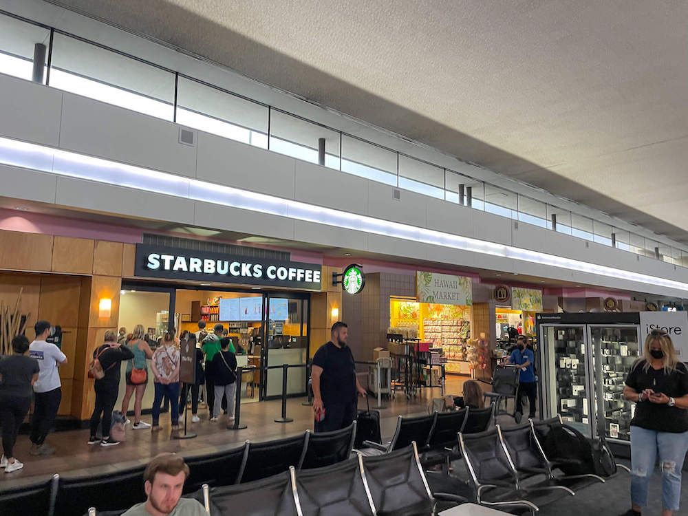 Image of the Starbucks at HNL