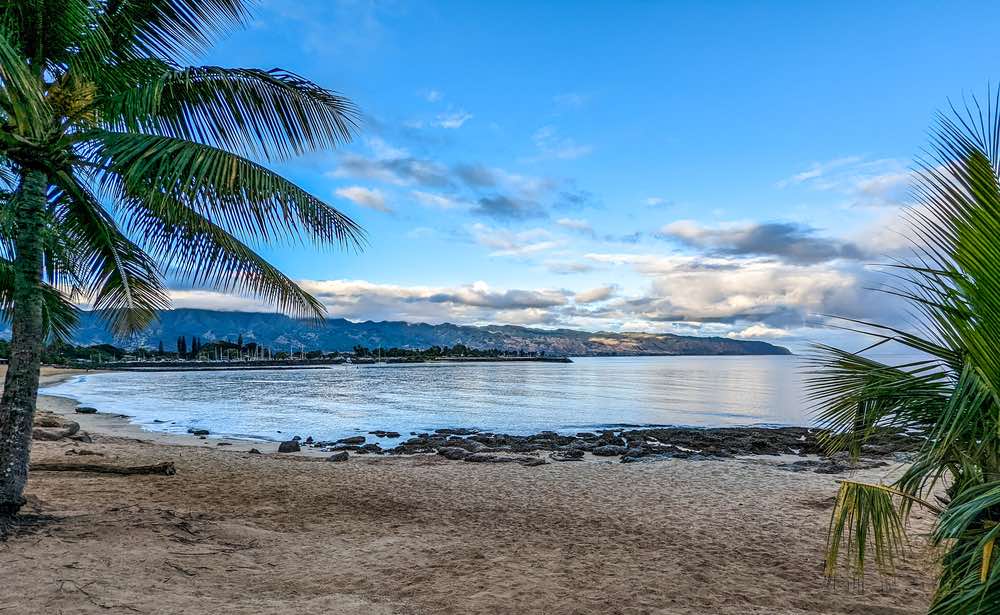 Image of Waialua Bay in North Shore Oahu.