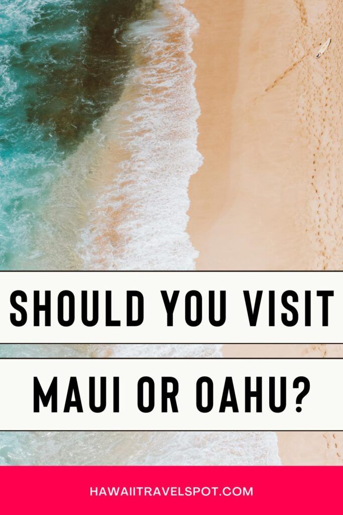 travel maui to oahu