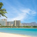 Check out the best Hawaii boutique hotels recommended by top Hawaii blog Hawaii Travel Spot. Image of cityscape of honolulu in oahu island, hawaii, us