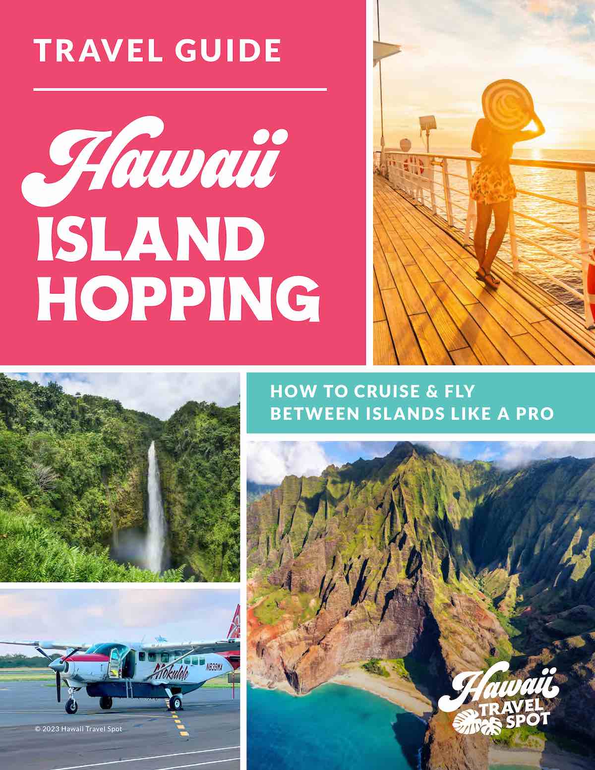 Check out this Hawaii Island Hopping guide featuring Hawaii itineraries for Oahu, Maui, Kauai, Big Island, Lana'i, and Moloka'i by top Hawaii blog Hawaii Travel Spot!