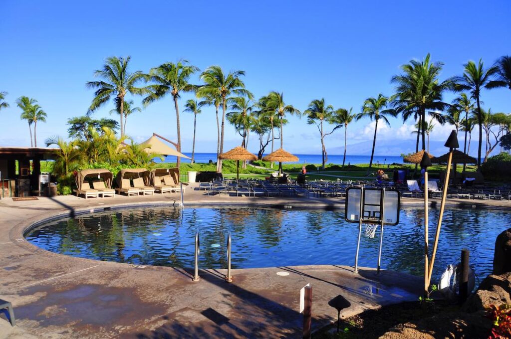 Image of a Maui beach resort