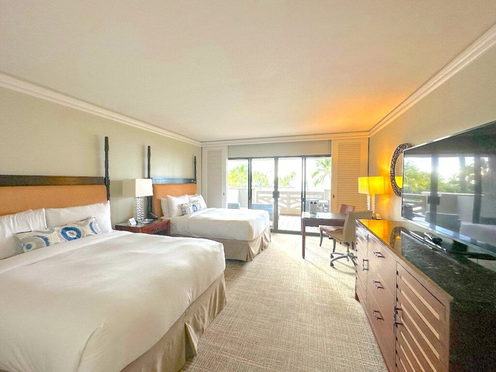 Image of a hotel room at the Fairmont Orchid on the Big Island